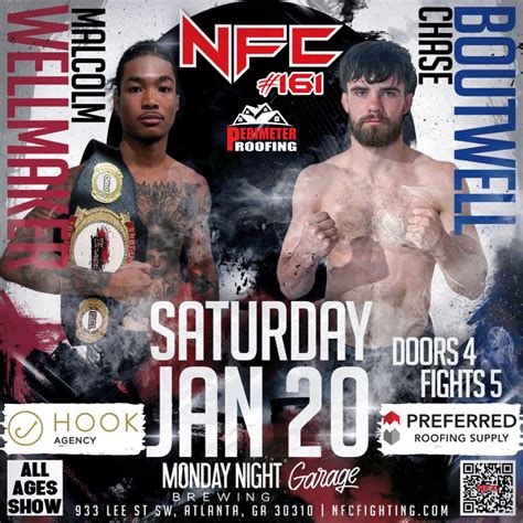 nfc 161 fight card|NFC 161 .